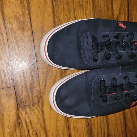 Polo Ralph Lauren Mens Hanford Sneakers Tennis Shoes Canvas Size 13D - Picture 9 of 10